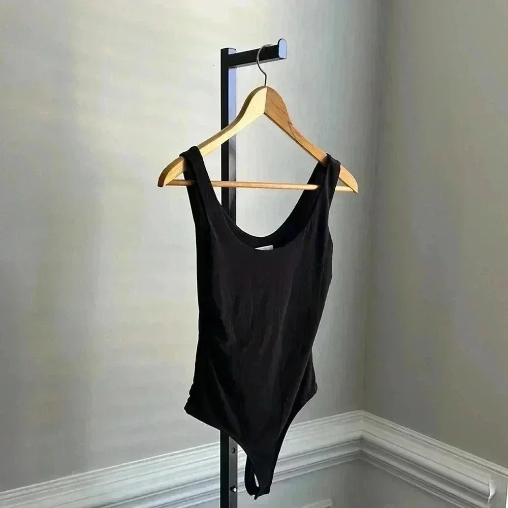 Leith bodysuit black bodysuit classic